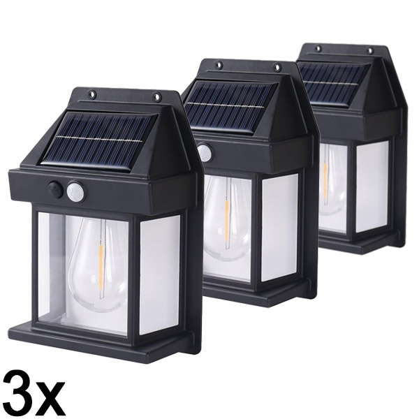 3x Solarna zunanja svetilka – brez potrebe po ožičenju | FLUXLAMP