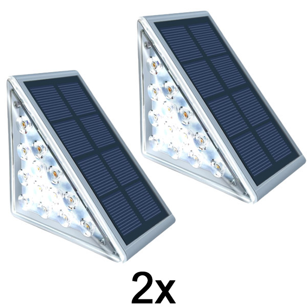 1x Vodoodporna solarna svetilka (2 kosa) | LUMOSTEP