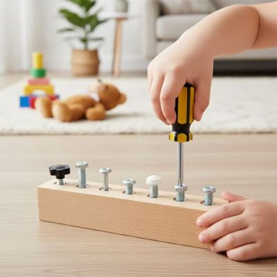 Lesena Montessori tabla za otroke | MINIMOJSTER